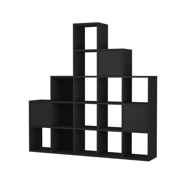 PALEO Corner Bookcase - Space-Saving Storage Shelf - Karrari