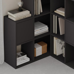 PALEO Corner Bookcase - Space-Saving Storage Shelf - Karrari