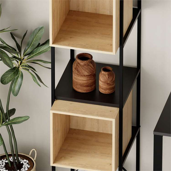 Vale 5-Tier Narrow Bookcase - Karrari