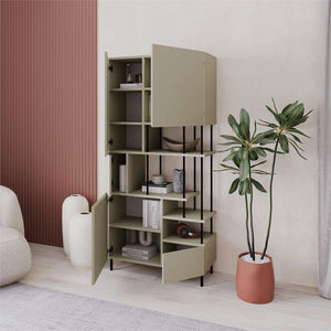 Key Bookcase – Ash Green - Karrari