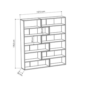 Molly Corner Bookcase - Karrari