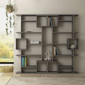 Contemporary Geometric Bookshelf - Karrari