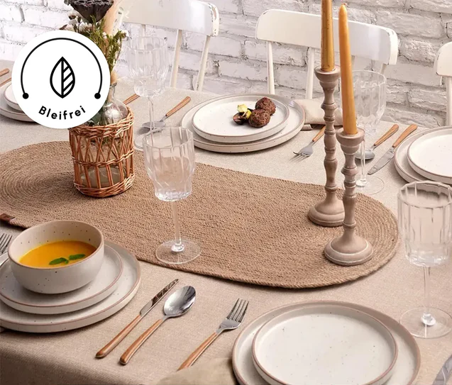 Karaca Chicago Dot 18-Piece Ceramic Dinner Set - Karrari