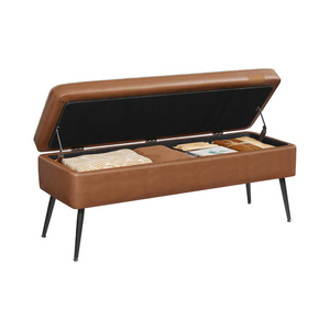 Mid-Century Modern Storage Ottoman Bench - Karrari