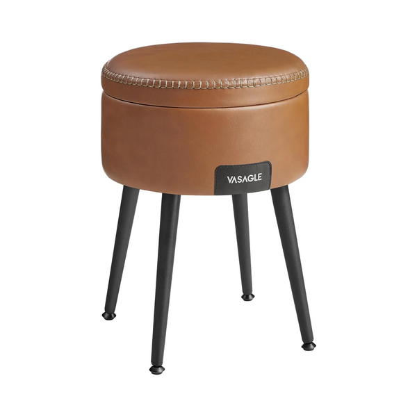 Mid-Century Modern Storage Ottoman Stool - Karrari