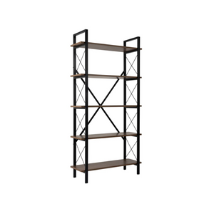 Industrial 5-Tier Bookshelf - Karrari