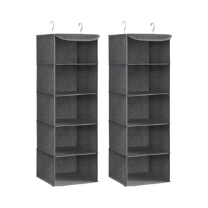 Set of 2 Foldable Hanging Storage Organisers - Karrari