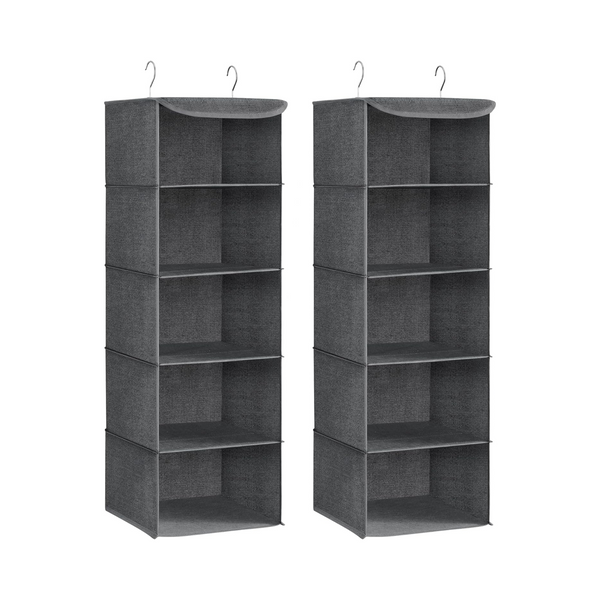 Set of 2 Foldable Hanging Storage Organisers - Karrari