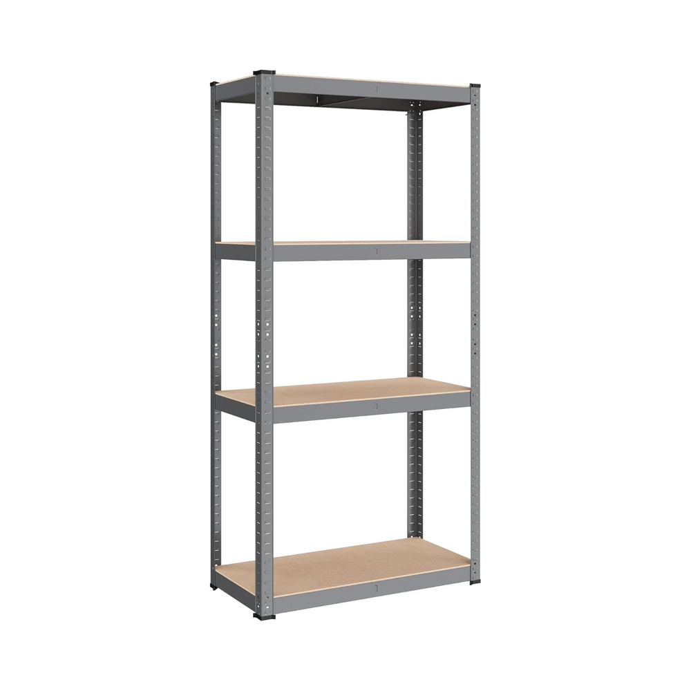 Heavy-Duty Storage Shelving - Steel Frame with 4 Adjustable Shelves (40x80x160cm) - Karrari