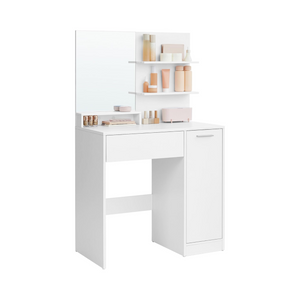 Dressing Table with Mirror, Drawer & Storage - Karrari
