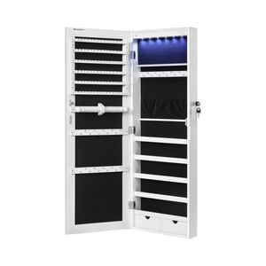 LED Jewellery Cabinet – Wall Mounted or Over-the-Door - Karrari