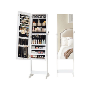 Standing Mirror Jewellery Storage Cabinet - Karrari
