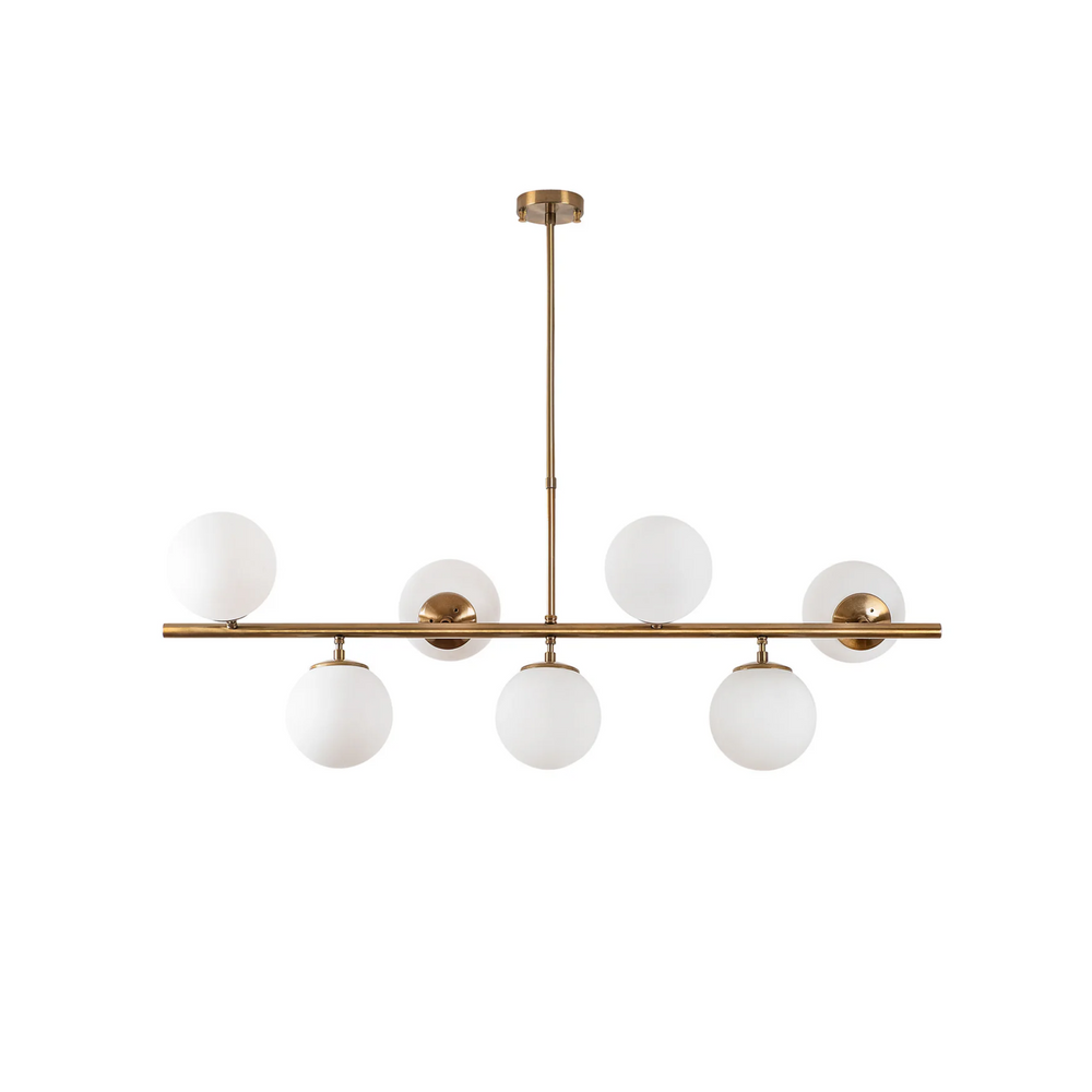 Modern Gold 7-Light Globe Chandelier - Karrari