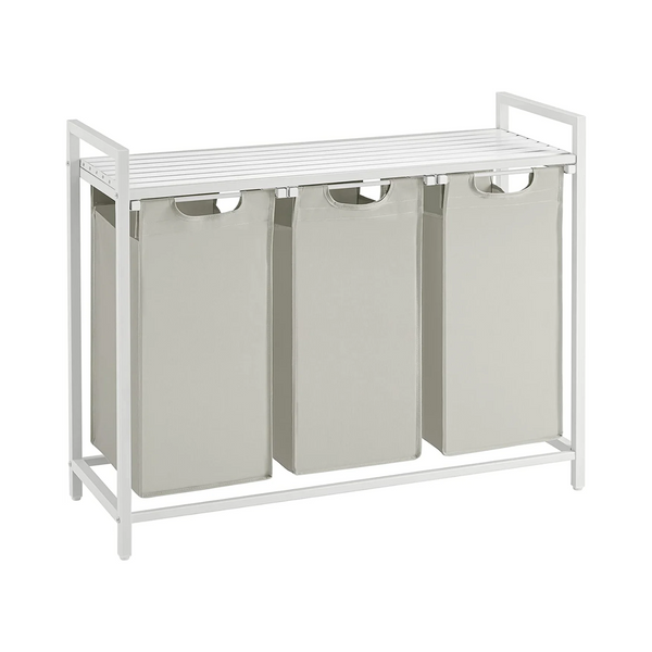 Laundry Hamper - 3 Removable Oxford Fabric Bags - Karrari