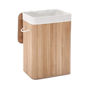 Foldable Laundry Hamper 72L - Lid & Handles - Karrari