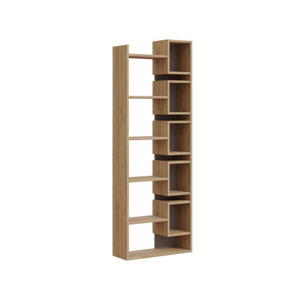 OPPA Box Bookcase – Oak & Mocha - Karrari