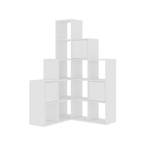 PALEO Corner Bookcase - Space-Saving Storage Shelf - Karrari