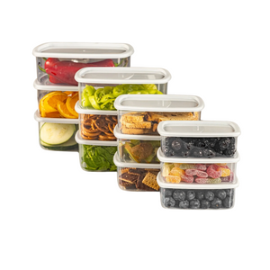 Rectangular Food Storage Container Set – 12Pieces - Karrari