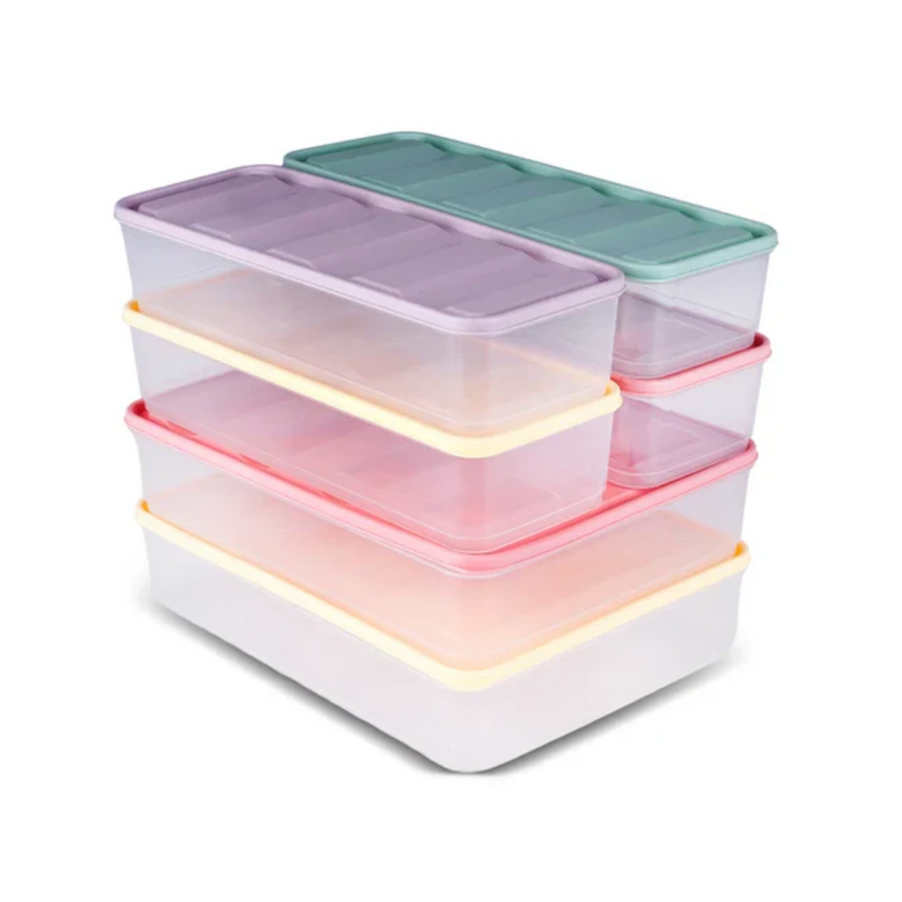 Karaca Stella 6-Piece Fridge Storage Containers - Karrari