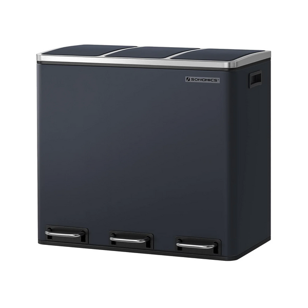 3-Compartment Recycling Bin 3×18L - Karrari