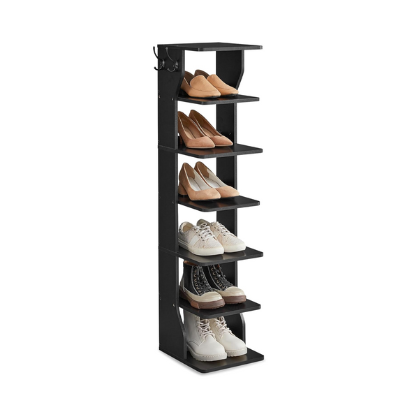 Slim 6-Tier Shoe Rack for Small Spaces - Karrari