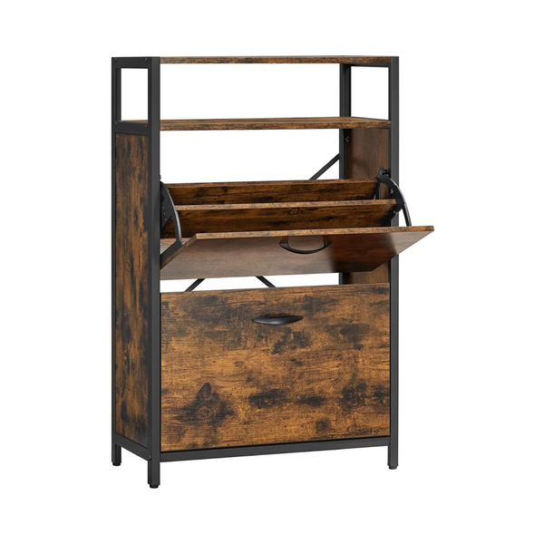 Shoe Cabinet with 2 Compartments (Hallway Storage) - Karrari