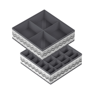 Set of 2 Foldable Underwear Storage Organisers - Karrari
