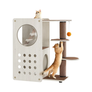 Clickat Cat Tree Tower - Thick Scratching Post - Karrari