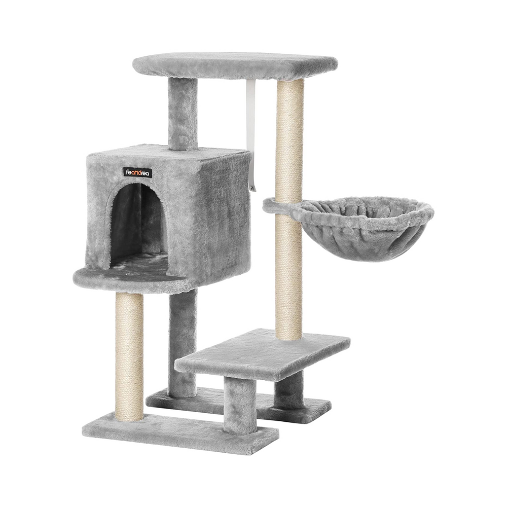 Light Grey Small Cat Tree Condo Tower - Karrari