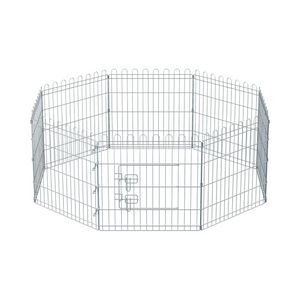 Foldable 8-Panel Pet Playpen Circle for Small Dogs - Karrari