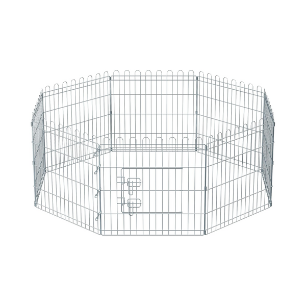 Foldable 8-Panel Pet Playpen Circle for Small Dogs - Karrari
