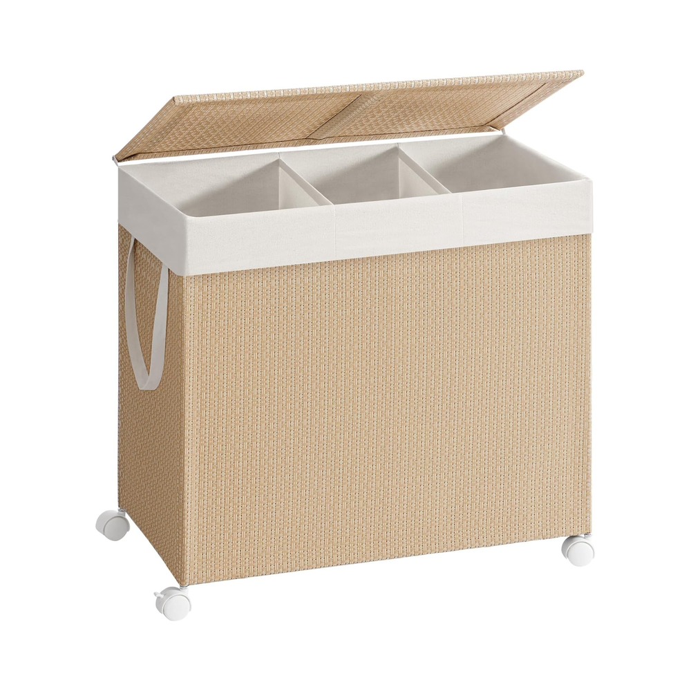 Laundry Sorter on Wheels – 3 Sections - Karrari