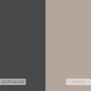 PIRI Freestanding Bookcase – Anthracite & Mocha - Karrari