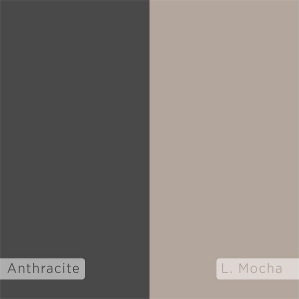 PIRI Freestanding Bookcase – Anthracite & Mocha - Karrari