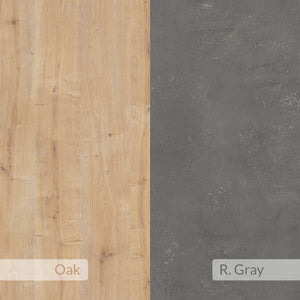 FIONA Console - Sapphire Oak & Retro Grey - Karrari