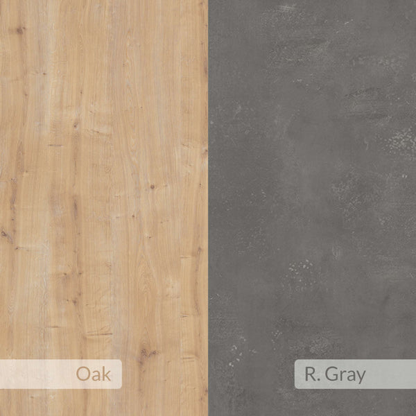 FIONA Console - Sapphire Oak & Retro Grey - Karrari