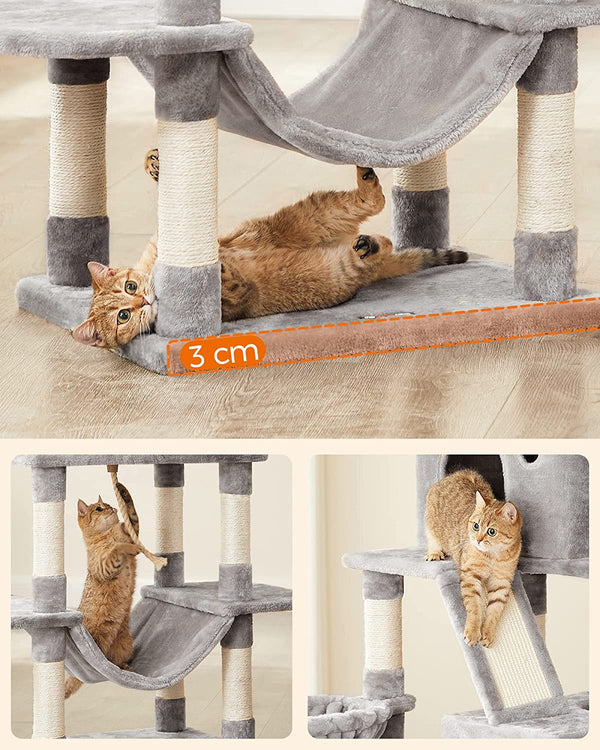 Large Cat Tree Tower with 13 Scratching Posts - Karrari