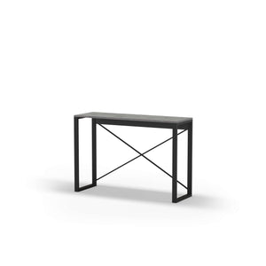 ARCHIE Console Table – Retro Grey & Black - Karrari