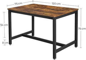 Dining Table – Sturdy Metal Frame - Karrari