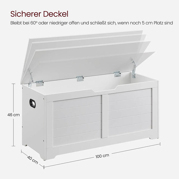 Storage Bench & Blanket Box with Hinges - Karrari