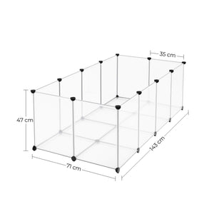 DIY Pet Exercise Playpen with Bottom (20 Panels) - Karrari