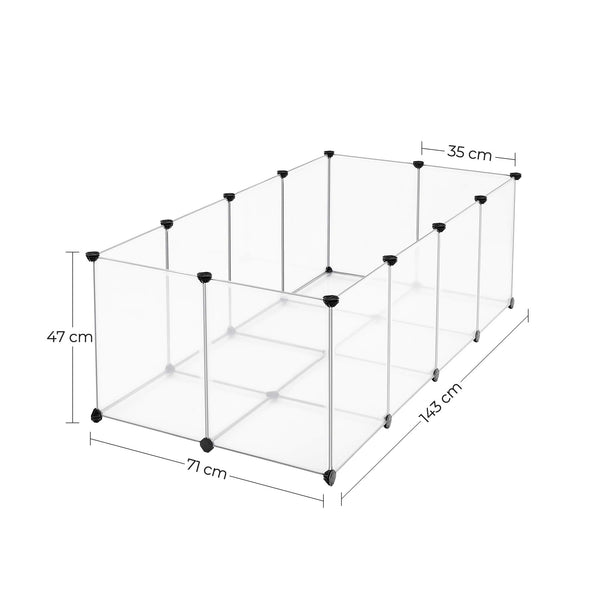 DIY Pet Exercise Playpen with Bottom (20 Panels) - Karrari