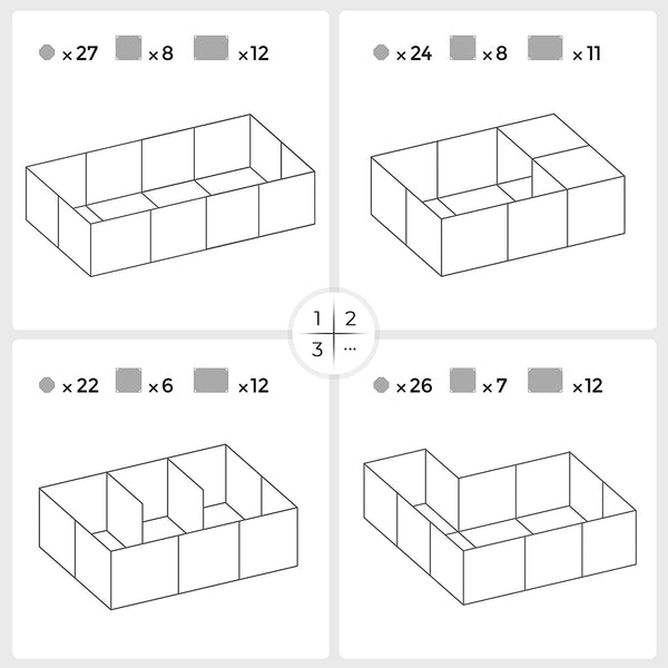 DIY Pet Exercise Playpen with Bottom (20 Panels) - Karrari