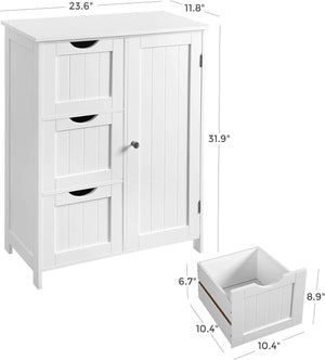 Floor Storage Cabinet with Adjustable Shelf - Karrari