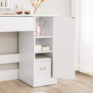 Dressing Table with Mirror, Drawer & Storage - Karrari