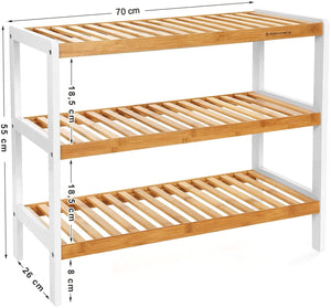 3-Tier Bamboo Shoe Rack - Karrari