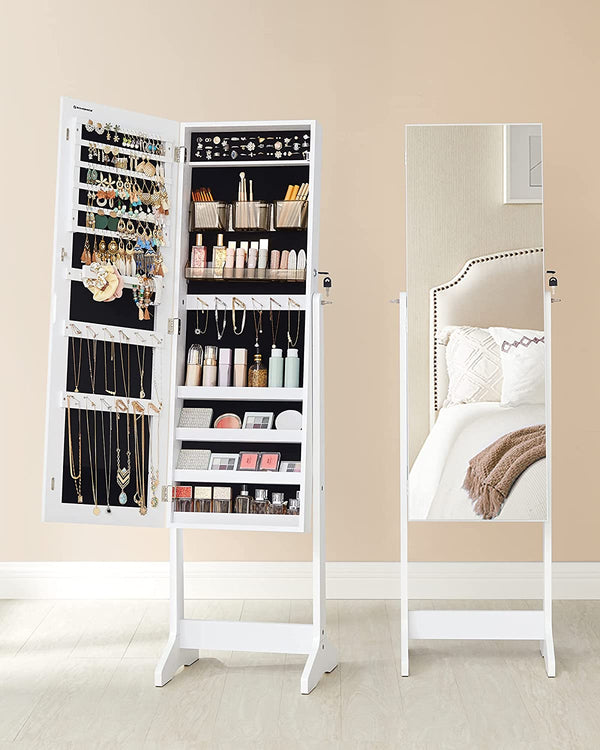 Standing Mirror Jewellery Storage Cabinet - Karrari