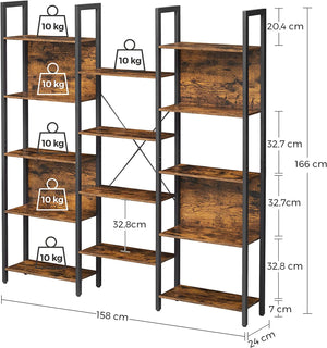 14-Shelf Industrial Bookcase - Karrari