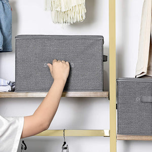 Foldable Storage Boxes with Lids & Handles - Karrari