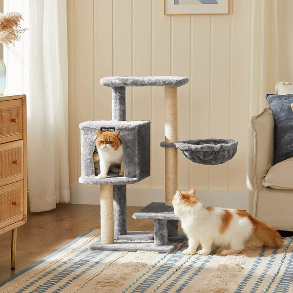 Light Grey Small Cat Tree Condo Tower - Karrari